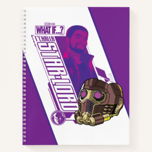 What If…?   T'Challa Star-Lord Character Graphic Notebook