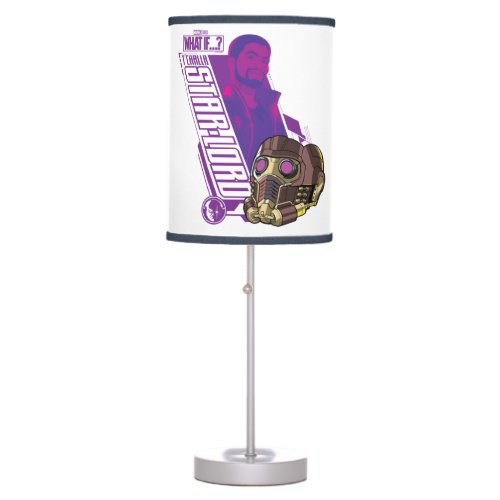 What Ifâ  TChalla Star_Lord Character Graphic Table Lamp