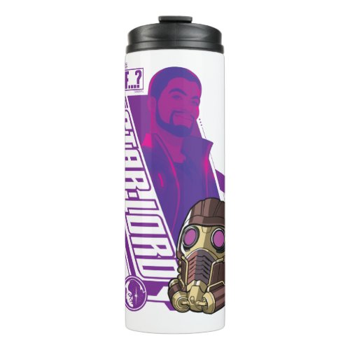 What Ifâ  TChalla Star_Lord Character Graphic Thermal Tumbler