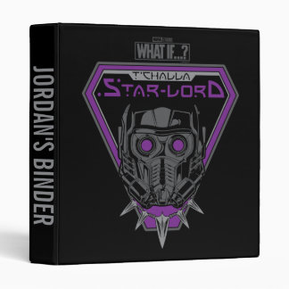 What If…? | T'Challa Star-Lord Helmet Graphic 3 Ring Binder