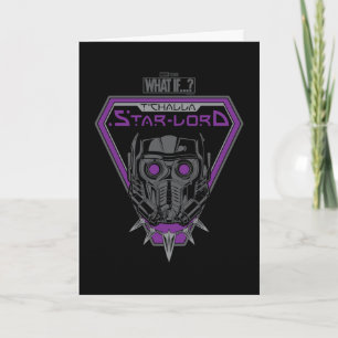 What If…?   T'Challa Star-Lord Helmet Graphic Card