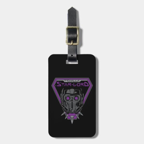 What Ifâ  TChalla Star_Lord Helmet Graphic Luggage Tag
