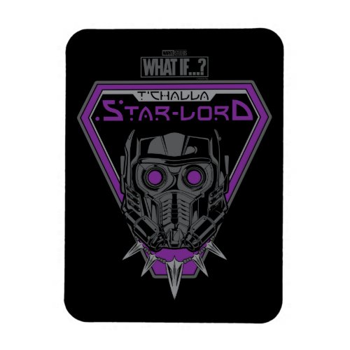 What Ifâ  TChalla Star_Lord Helmet Graphic Magnet