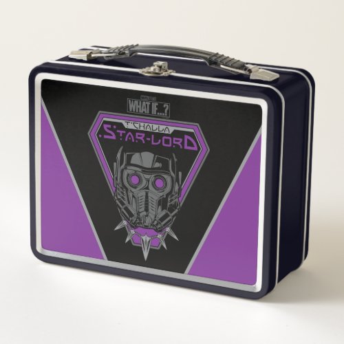 What Ifâ  TChalla Star_Lord Helmet Graphic Metal Lunch Box