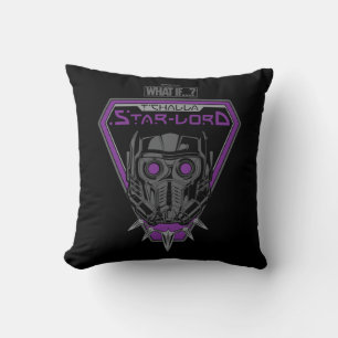What If…? T'Challa Star-Lord Helmet Graphic Throw Pillow