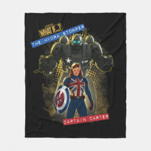 What If…?   The Hydra Stomper & Captain Carter Fleece Blanket