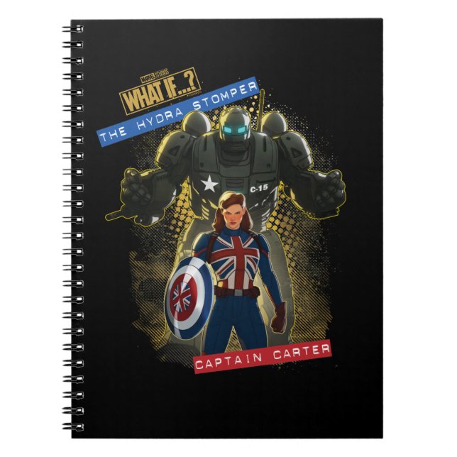 What If…? | The Hydra Stomper & Captain Carter Notebook (Front)