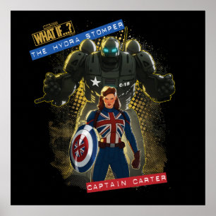 What If…?   The Hydra Stomper & Captain Carter Poster