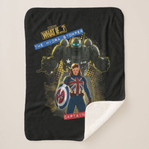 What If…?   The Hydra Stomper & Captain Carter Sherpa Blanket
