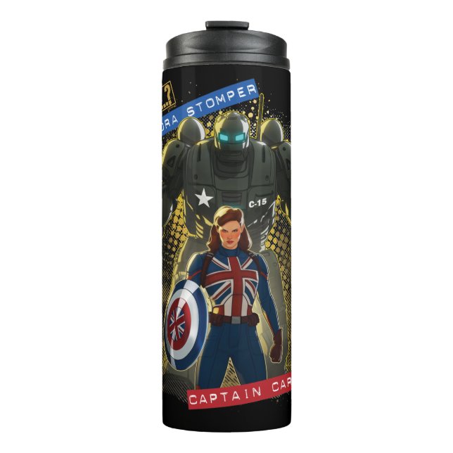 What If…? | The Hydra Stomper & Captain Carter Thermal Tumbler (Front)
