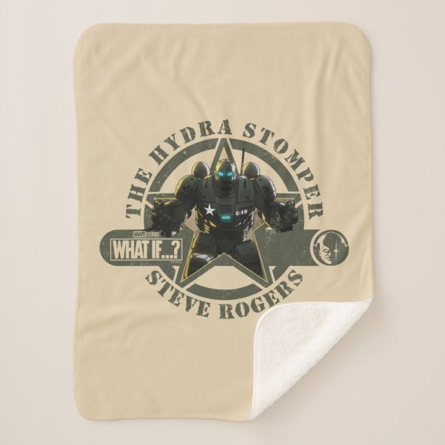 What If…? | The Hydra Stomper Steve Rogers Sherpa Blanket (Front)