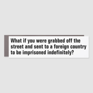 What if you were grabbed off the street... car magnet