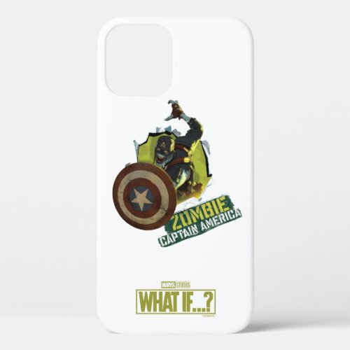 What If  Zombie Captain America Tearing Thru iPhone 12 Case