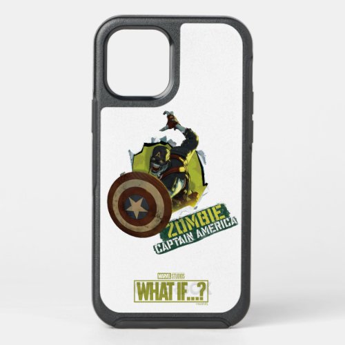 What If  Zombie Captain America Tearing Thru OtterBox Symmetry iPhone 12 Case