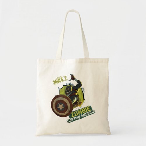 What If  Zombie Captain America Tearing Thru Tote Bag