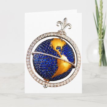 What In The World? Globe Costume Jewelry Add Card by PrintTiques at Zazzle