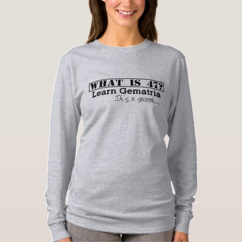 What is 47  Free To Find Truth Womens LongSleeve T_Shirt