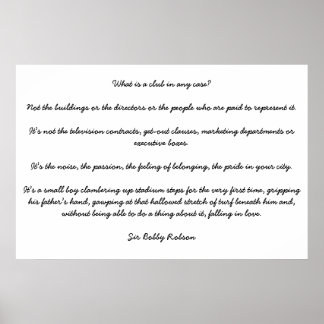 What is a club in any case poster