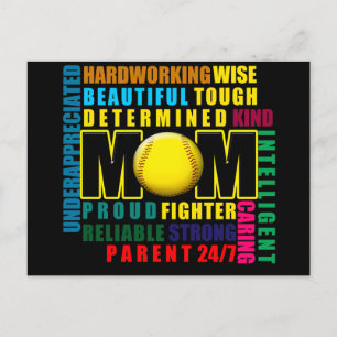 What is a Softball Mom copy.png Postcard