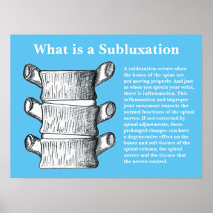 What is a Subluxation Chiropractic Poster Editable