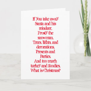 What is Christmas? Holiday Card