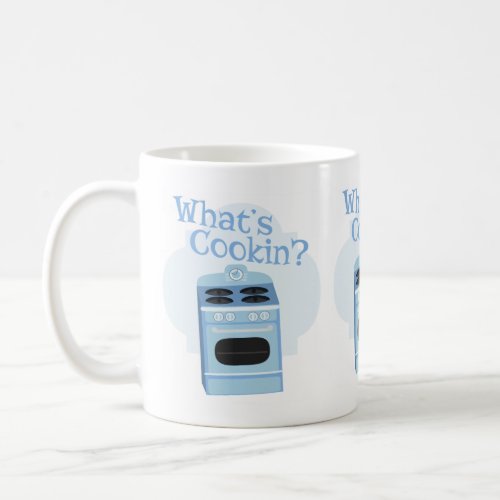 What Is Cooking Fun Retro Oven Illustration Design Coffee Mug