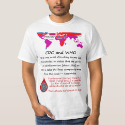 What is Disturbing CDC and WHO by RoseWrites T-Shirt