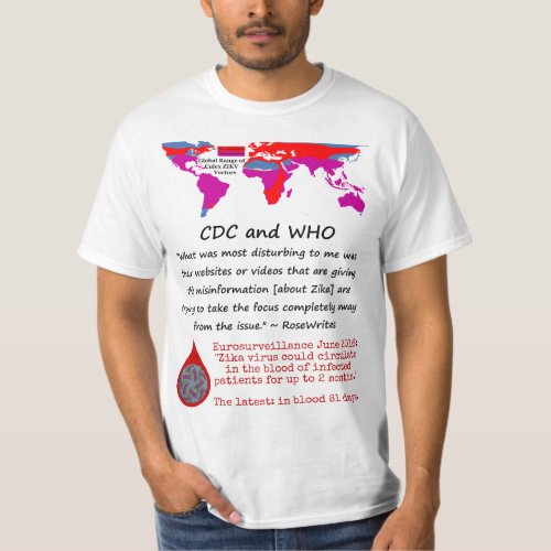 What is Disturbing CDC and WHO by RoseWrites T_Shirt