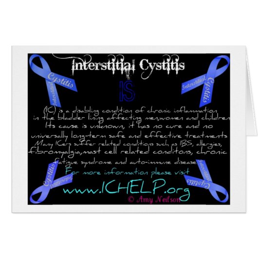 What is Interstitial Cystitis card (Front Horizontal)