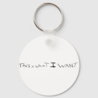 What Is It You Desire Keychain