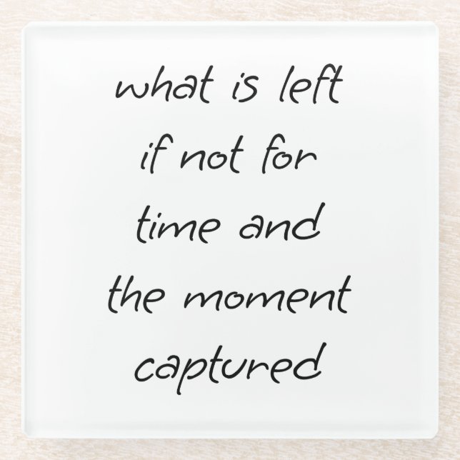 What Is Left Glass Coaster (Front)