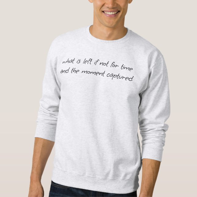 What Is Left Men's Basic Sweatshirt (Front)