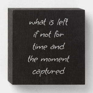 What Is Left Wood Box Sign