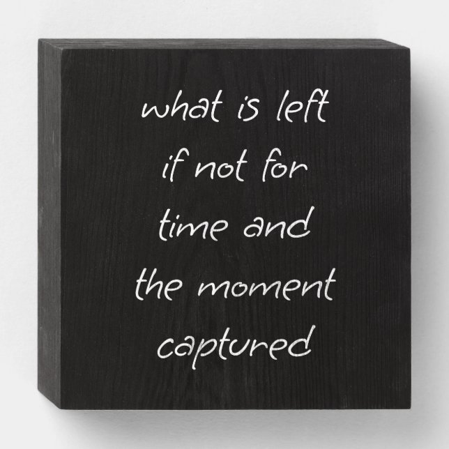 What Is Left Wood Box Sign (Front Horizontal)