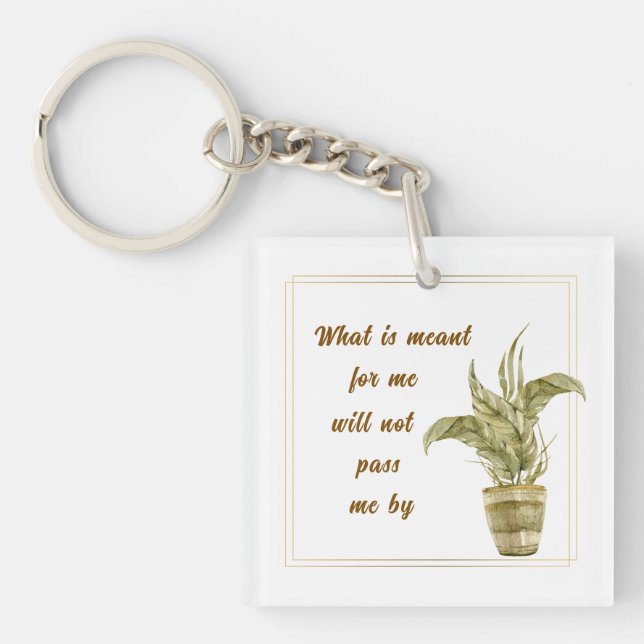 What is Meant for Me Keychain (Front)