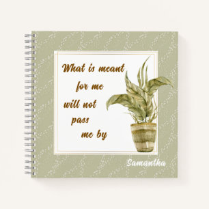 What is Meant for Me Spiral Notebook