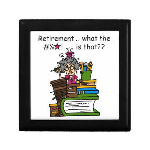 What is Retirement Humor Jewelry Box