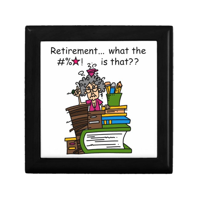 What is Retirement Humor Jewelry Box (Front)