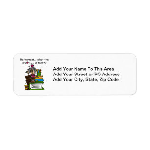 What is Retirement Humor Label