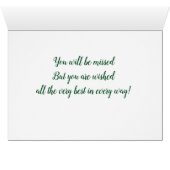 WHAT IS "SO GOOD" ABOUT SAYING ***GOODBYE?*** CARDS (Inside Horizontal (Bottom))