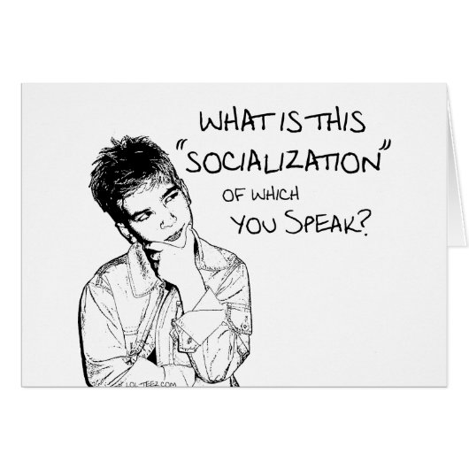 What Is Socialization? Cards (Front Horizontal)