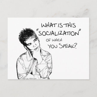 What Is Socialization? Postcard