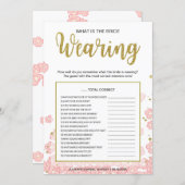 What is the Bride Wearing Game | Gold and Pink (Front/Back)