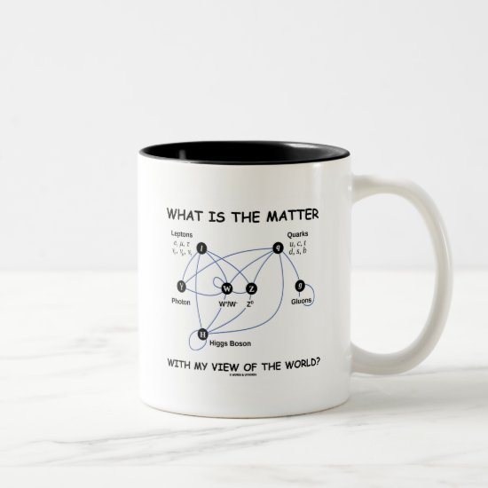 What Is The Matter With My View Of The World? Two-Tone Coffee Mug