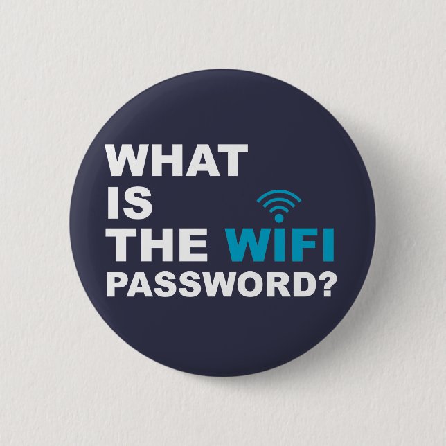 What is the WIFI Password Funny Button (Front)