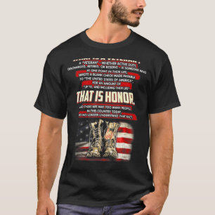 What Is Veteran A Veteran Whether Active Duty T-Shirt