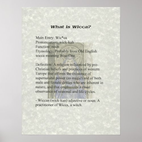 What is Wicca Poster