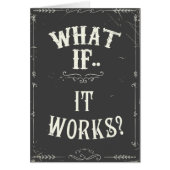 What it if works? (Front)