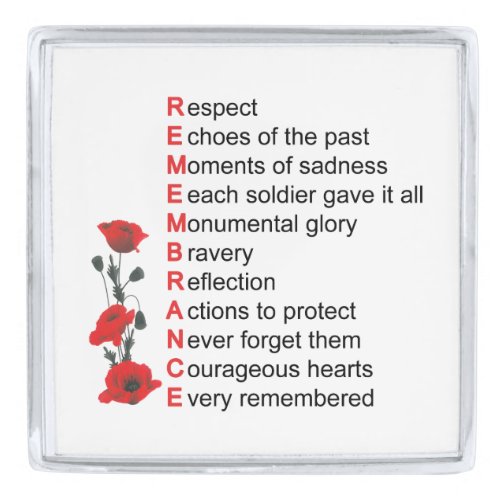 What It Means Remembrance Day Lapel Pin