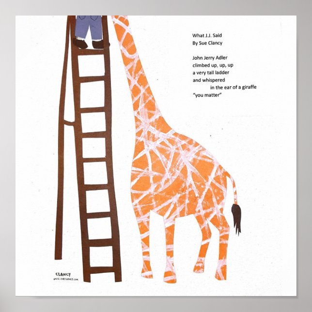 What JJ said - illustrated poem Poster (Front)